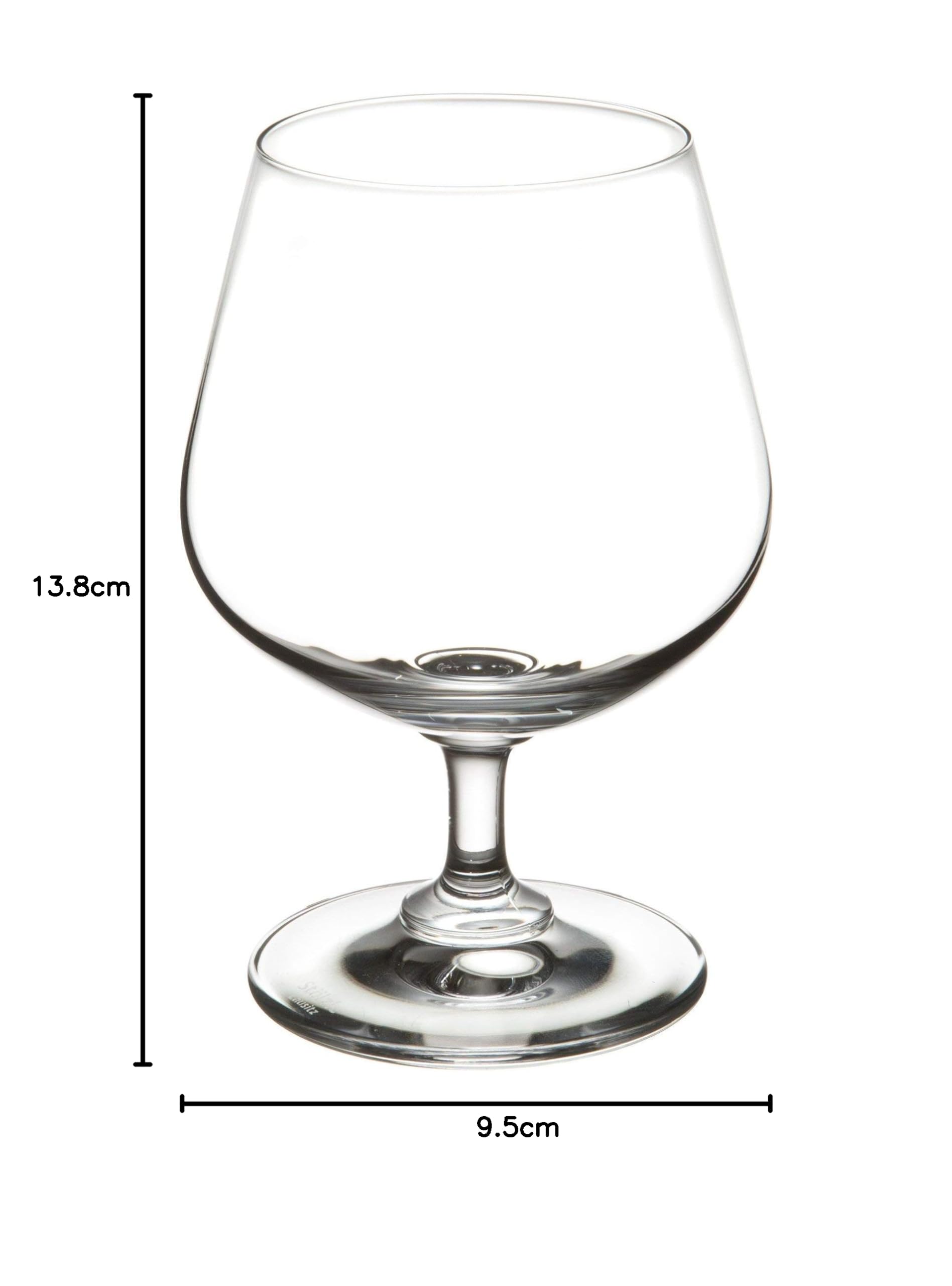 Stölzle_Lausitz Stölzle Lot de 6 verres à cognac professionnels en verre de cristal pivotant de qualité supérieure