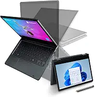 Notebook 2 em 1 Positivo Duo Intel Celeron N4500 4GB RAM 128GB de Armazenamento Tela 11' HD IPS touch com caneta capacitiva, Windows 11 Home – Cinza – C4128E