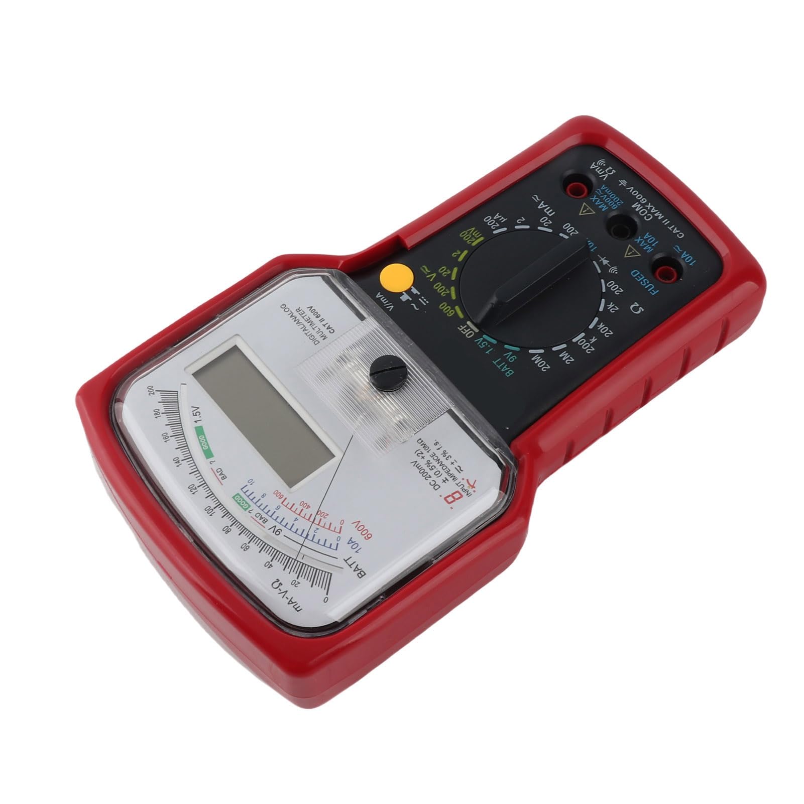 KT7030 Multimetro digitale analogico Alta sensibilità Tester elettrico multifunzione a doppio display ad alta precisione per elettricisti professionisti Ingegneri Appassionati di