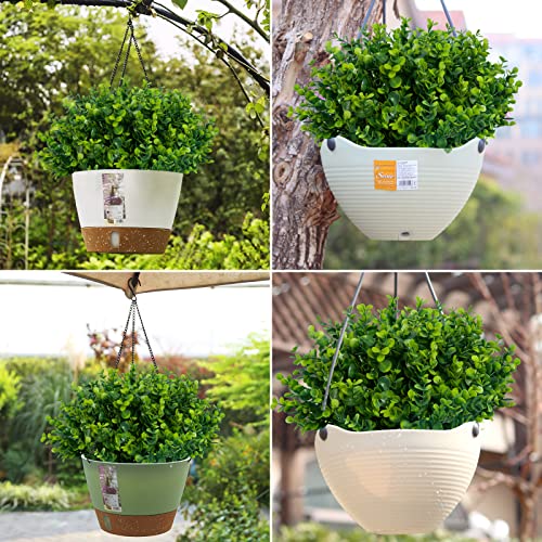 Lnoicy Artificial Greenery Plants Outdoor Uv Resistant Fake Plants Boxwood Shrubs Grass,20 Bundles For Farmhouse Home Garden Office Patio Backyard Wedding And Indoor Outdoor Decoration #TOP3