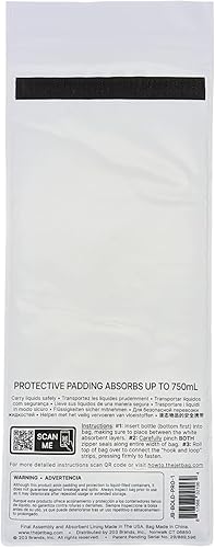 Miniatura 5 de Jet Bag PRO Version - Bolsas de vino reutilizables para viajes, acolchadas, absorbentes, protector de botellas de vino, bolsas de viaje con