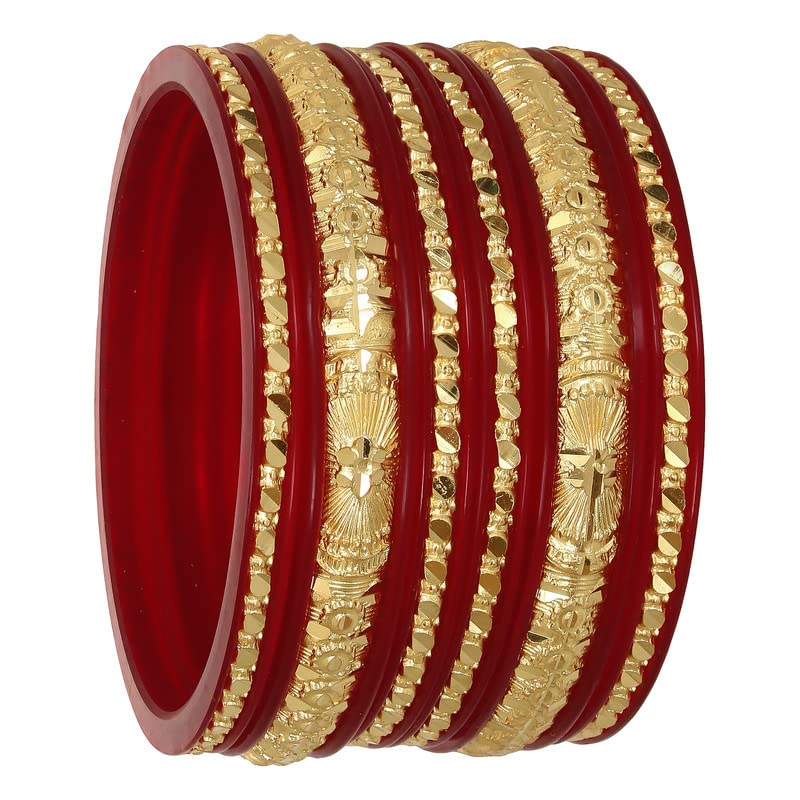 See full amazon price history chart for Joyeria Fashions Micro Plating Gold Plated Bangles Set (Pack of 6 Bangles)-Red 2.10 For Women Joyeria Fashions Micro Plating Gold Plated Bangles Set (Pack of 6 Bangles)-Red 2.10 For Women (B0C5DQSQQH) Amazon Price History, Amazon Price Tracker