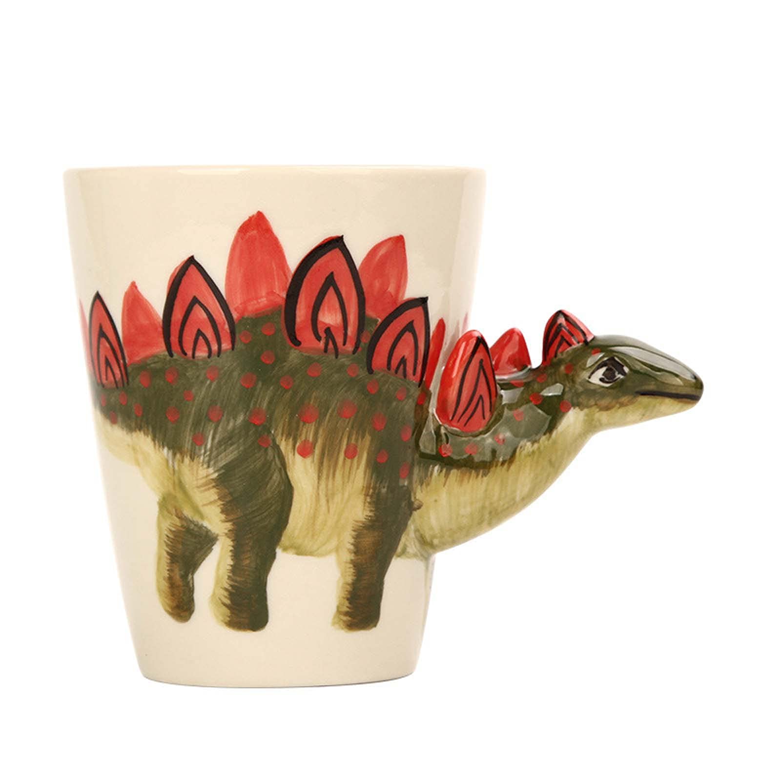 XINGYU kubek kuchenny ceramiczny kubek do kawy gładki porcelanowy kubek ręcznie wykonany kubek do herbaty kubek do kawy z uchwytem 3D zwierzę dinozaur Boże Narodzenie prezent urodzinowy