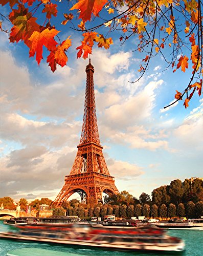 ZIHANMOHAN Puzzle Eiffel Tower Paris in The Fall 500-Pieces
