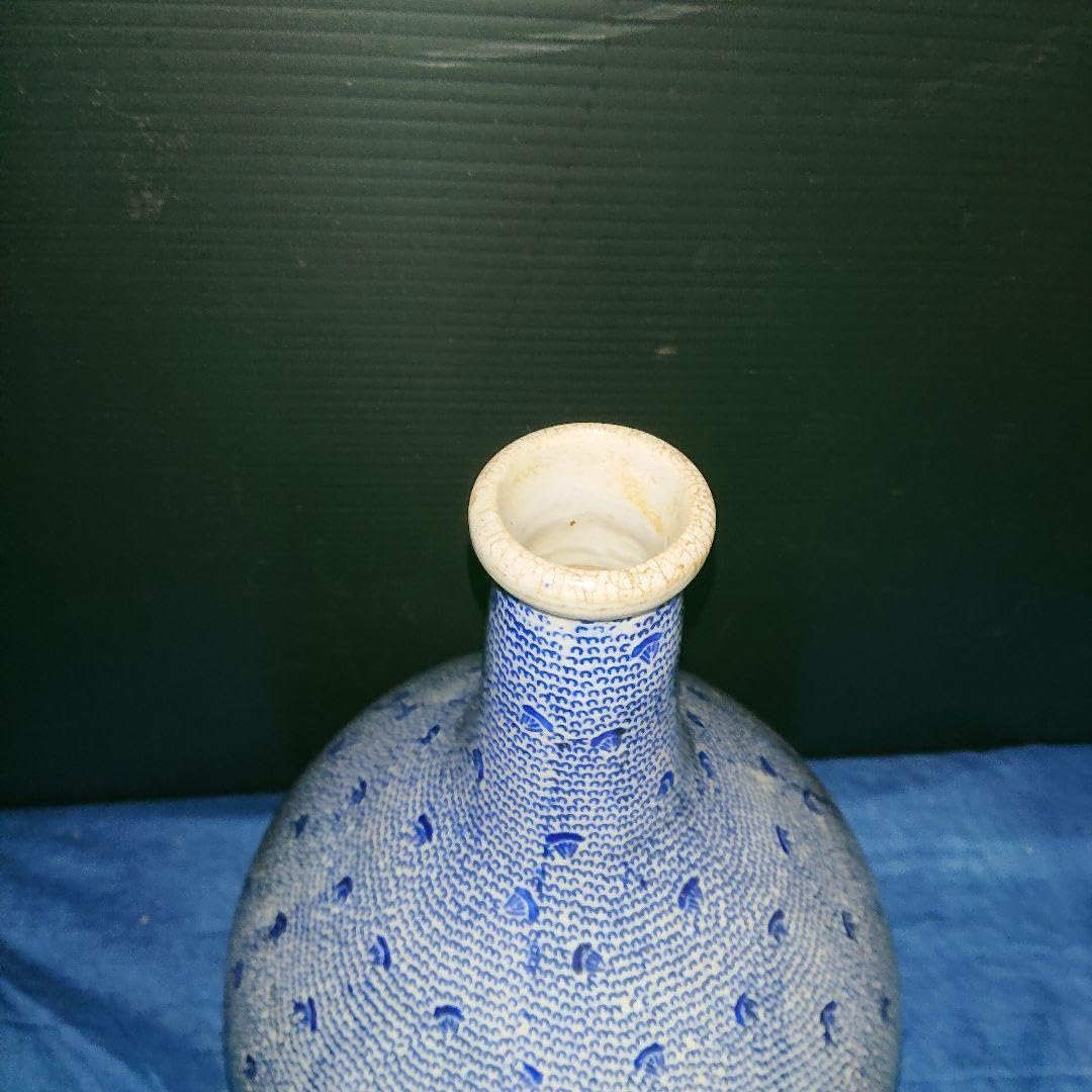 古伊万里、徳利壺染付時代物、江戸期唐草 【公式通販】