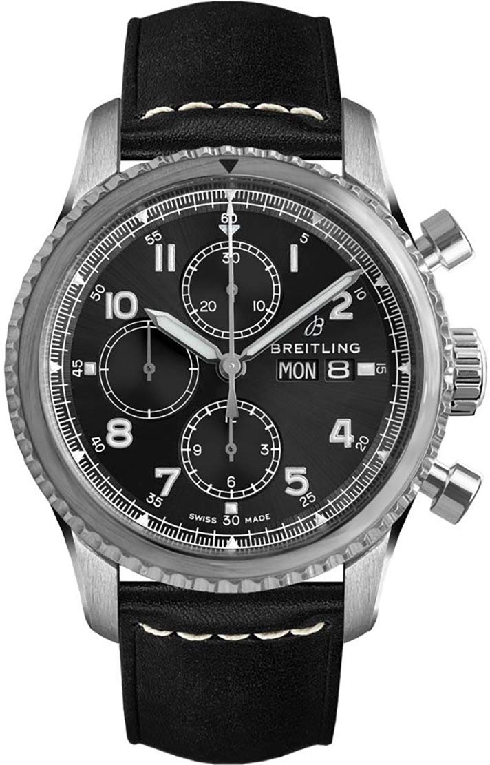 Navitimer 8 Chronograph Automatic Chronometer Black Dial Men's Watch A13314101B1X1