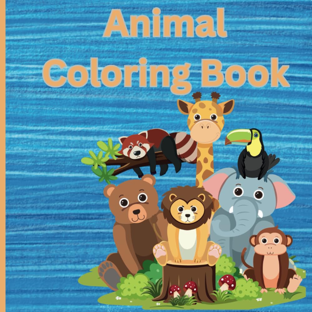 Fantastic Animals Coloring Book for kids: Educational Coloring Fun and Adventure for Preschool Children Age 3-5