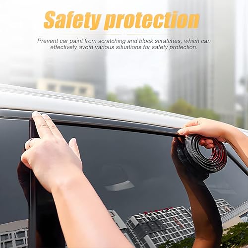 Miniatura 3 de Tiras cromadas para interior de automóvil, tiras cromadas de 16.5 pies para automóviles, tira de borde cromado de cuerpo lateral, moldura cromada