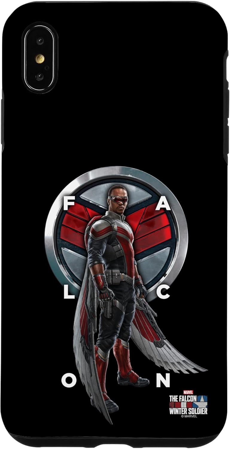 iPhone 13 Pro Max Marvel Falcon & Winter Soldier Falcon Grid Text Case