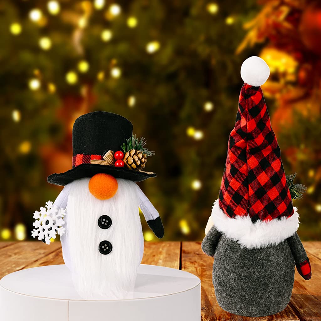 3 muñecos de peluche de Navidad, dibujos animados, adornos suecos, decoración de vacaciones