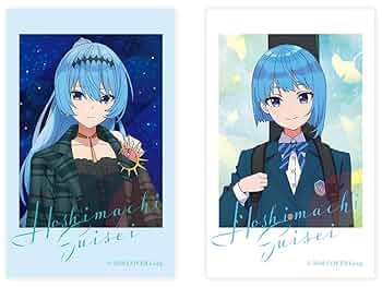 ホロライブ 星街すいせい チェキ風 スリーブ プレイマット セット 【midb】 ホロライブ 星街すいせい チェキ風 スリーブ プレイマット