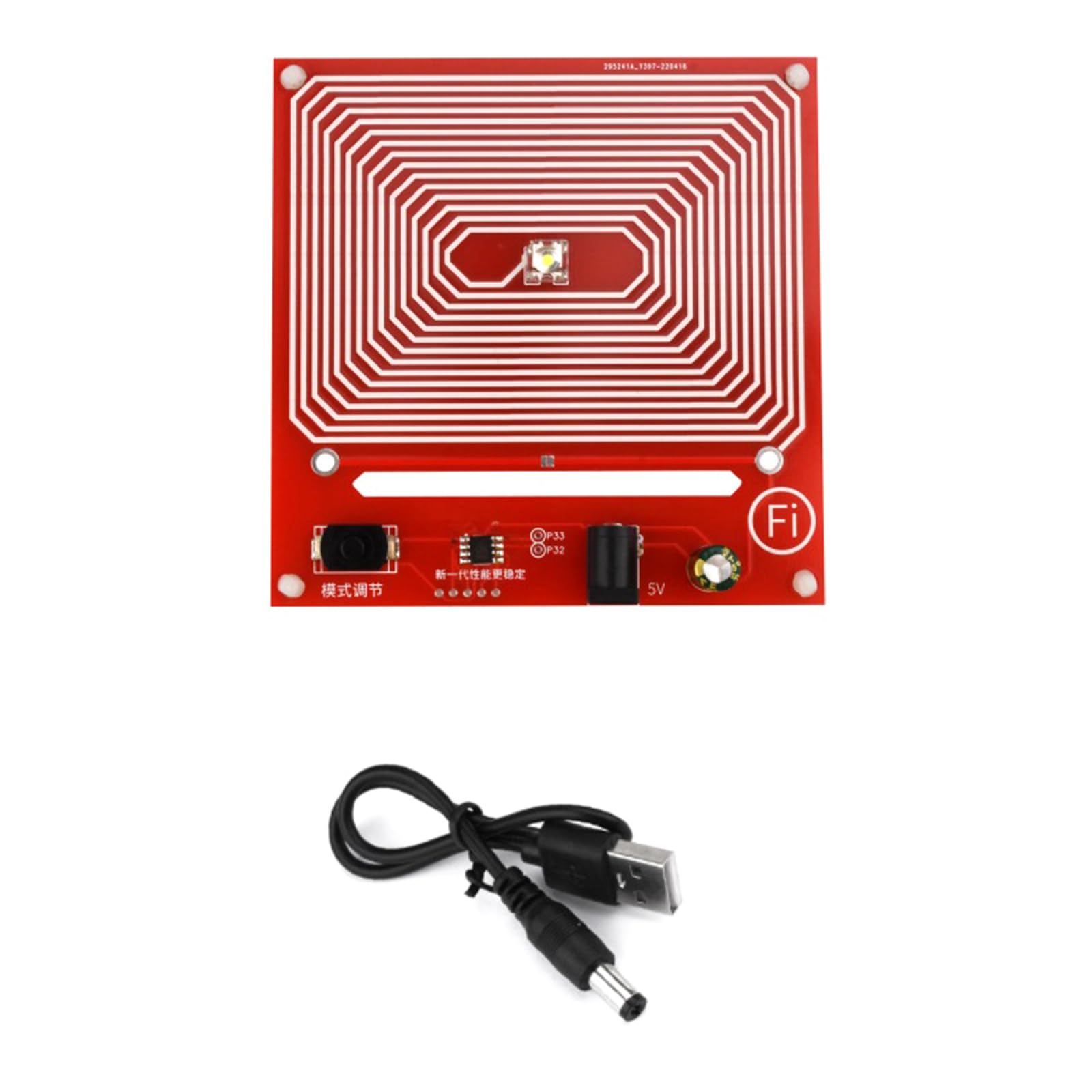 hejhncii 0.01~300000Hz Adjustable Schumann Resonance Generator Low Frequency Generator Studio Resonator USBInterface Calibration Research Engineering Sound Frequency Generator Resonator