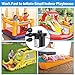 KAR4KLEANER Electric Air Pump for Inflatables Air Mattress Pump Electric Pump with 3 Nozzles Inflator Deflator Air Pump for Air Mattress Beds Pool Floats Swimming Ring AC 130W