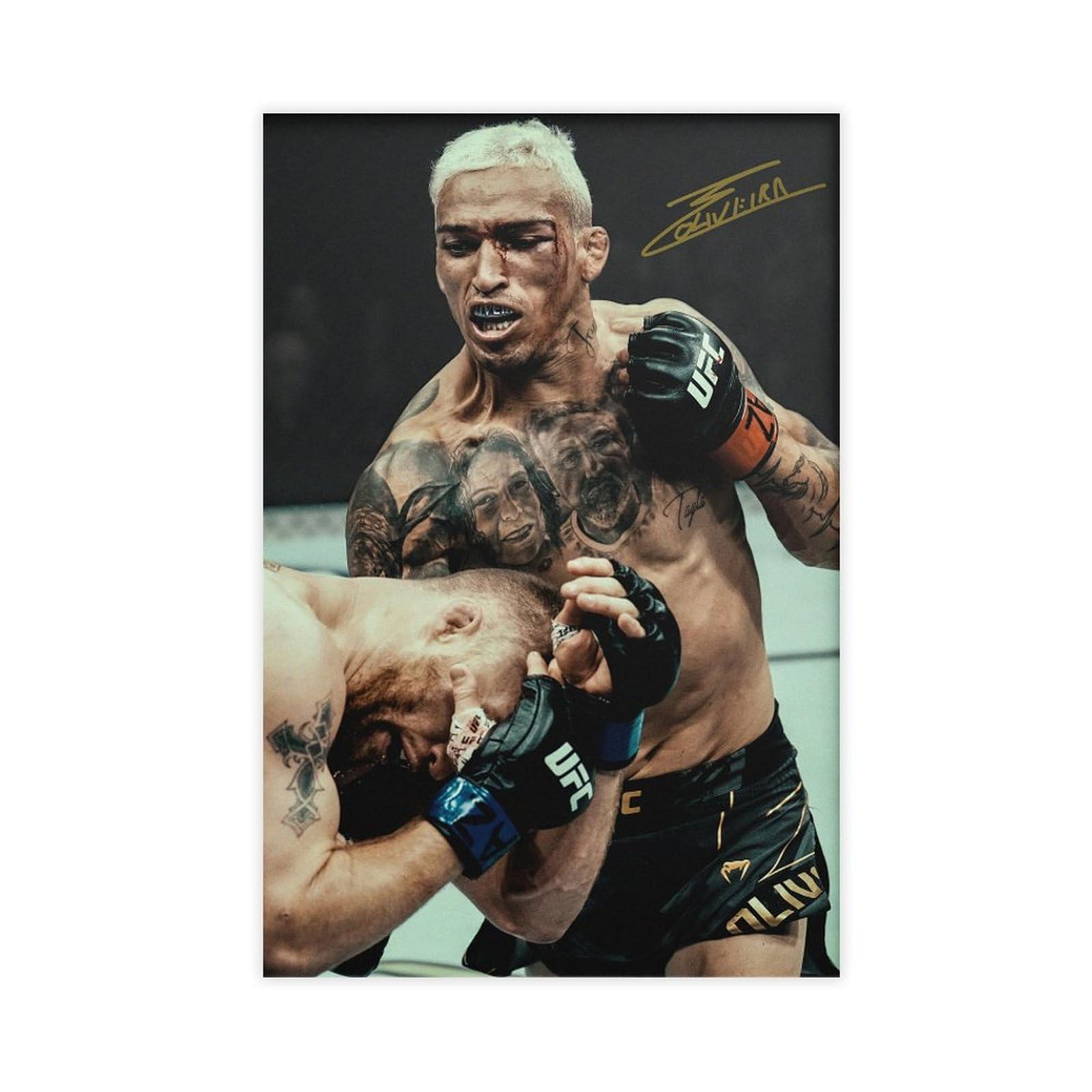 QGVBGF Charles Oliveira Canvas Poster Bedroom Decor Landscape Office Room Decor Gift 12x18inch(30x45cm)
