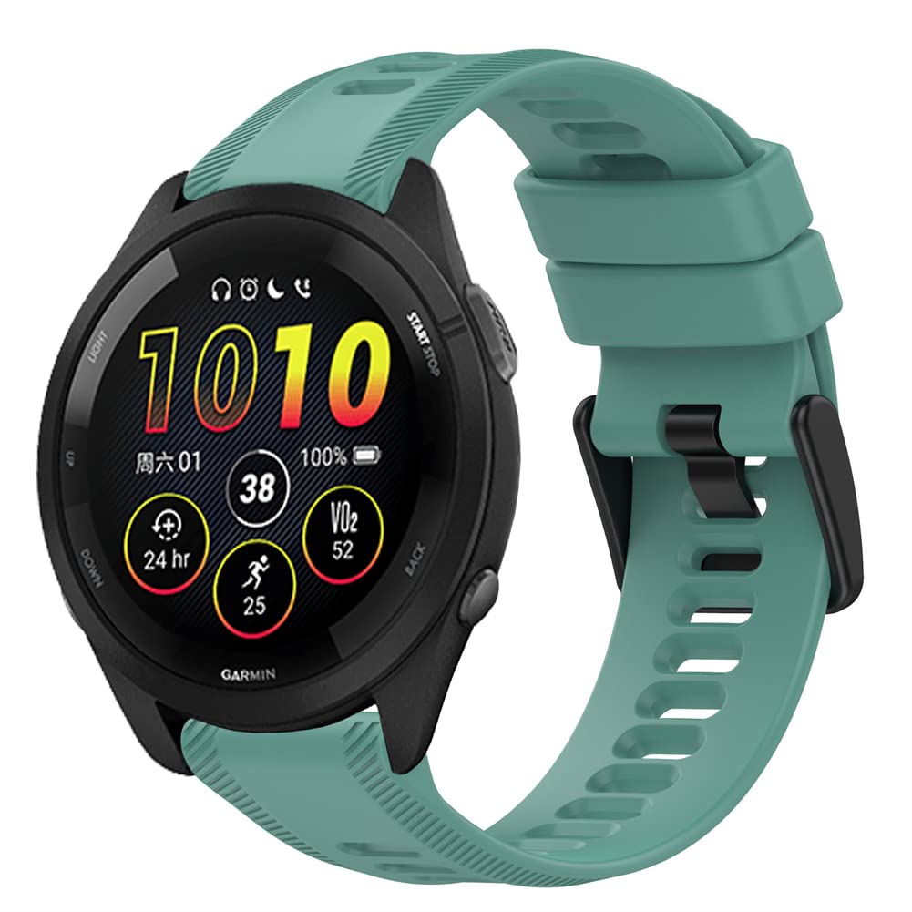 Tyogeephy Straps Compatible with Garmin Forerunner 965 Strap, Soft Sport Watch Strap Replacement Wristbands for Women Men