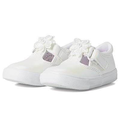 Keds Kids Daphne Flower (Toddler) Girls Shoes White Pearlized