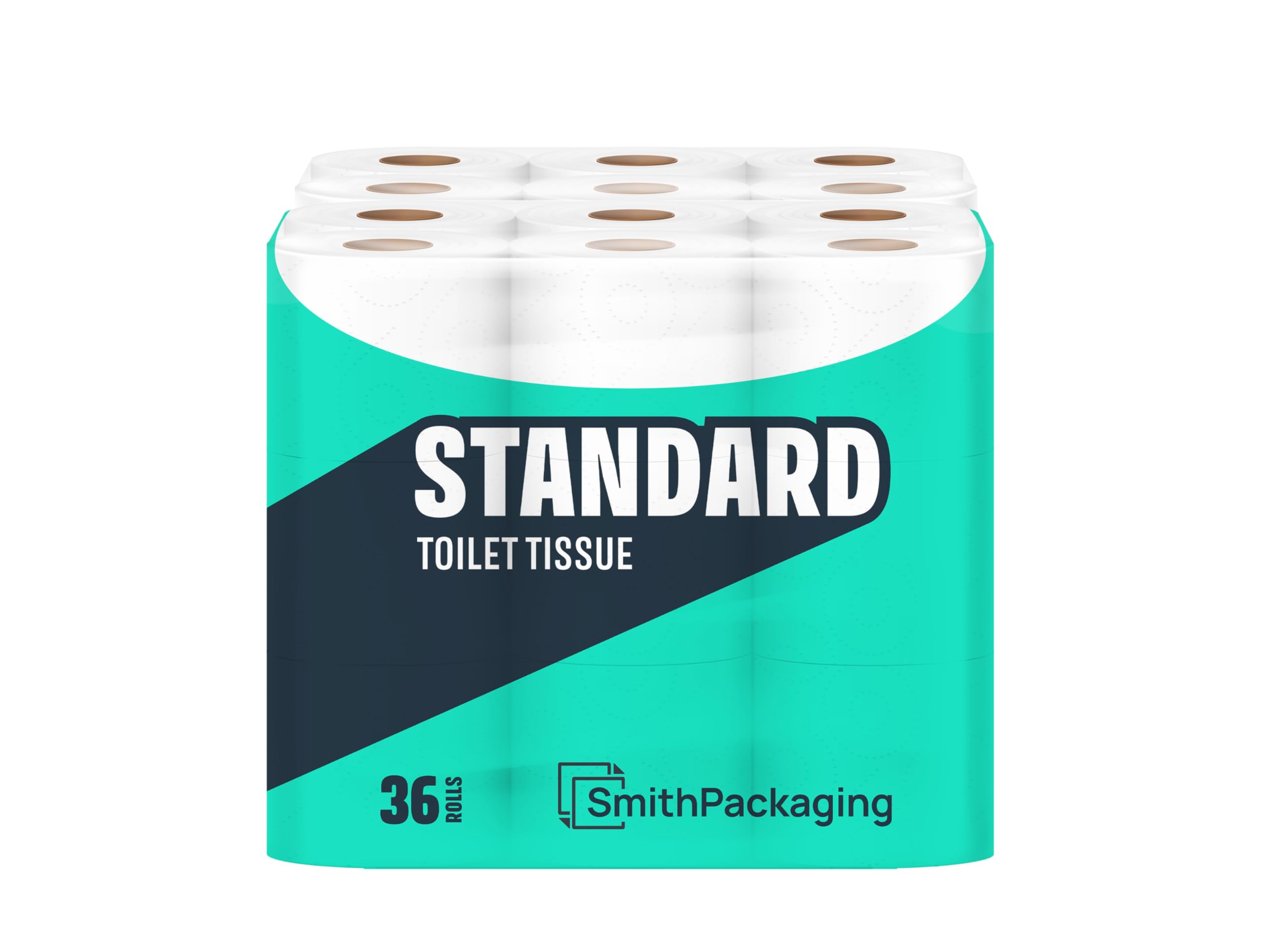 SmithPackaging Standard Soft Toilet Roll 36 Rolls of Toilet Tissue ...