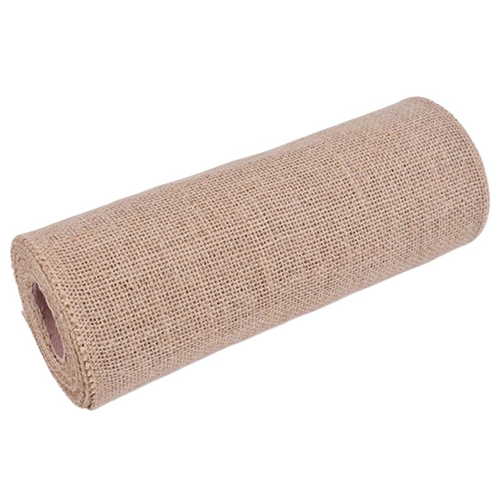 Natur Juteband Sackleinen 25 cm natürliche Jute-Sackleinen-Bandrollen