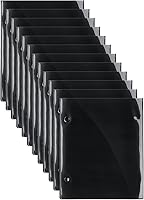 Vista 7 de Outus 12 carpetas con tapa para música, banda de marcha, 7.5 x 6.3 pulgadas, carpetas corales de PVC, impermeables, de doble cara, soporte