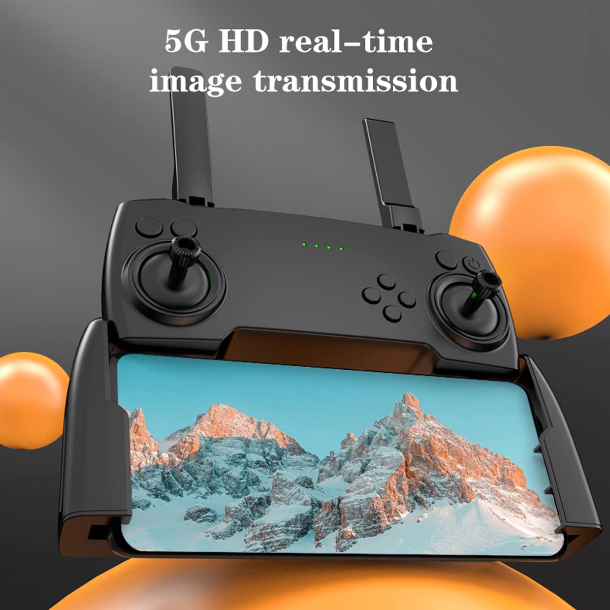 Drone avec caméra 8K pour Adultes, Mini Drone RC avec caméra ESC, évitement d'obstacles Intelligent, Suivi Intelligent, positionnement du Flux Optique, Transmission en Temps réel 5G (Noir)