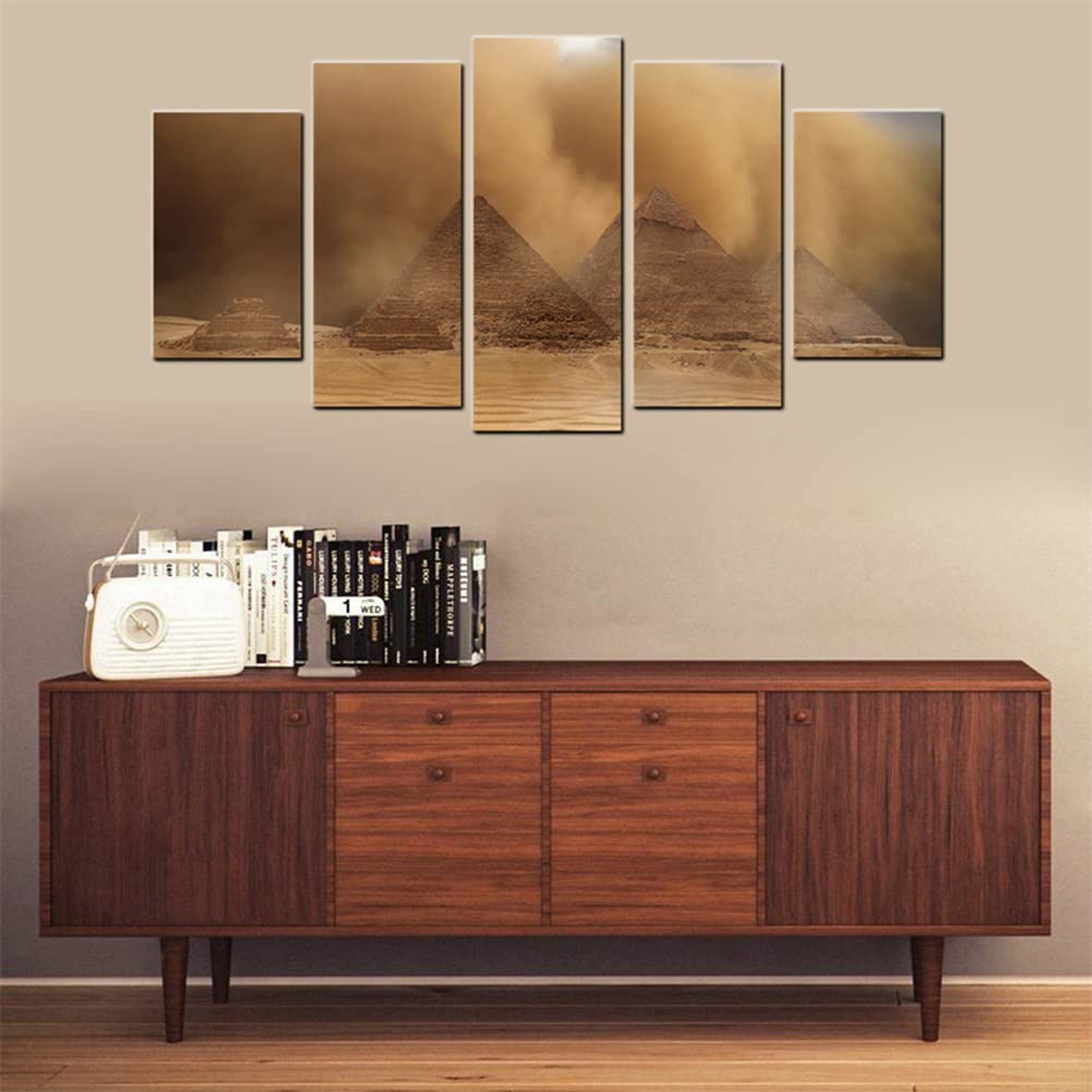 Kit DIY Diamond Painting Adultes Grand Format Pyramide 5D Strass Carrés Décoration Murale Salon