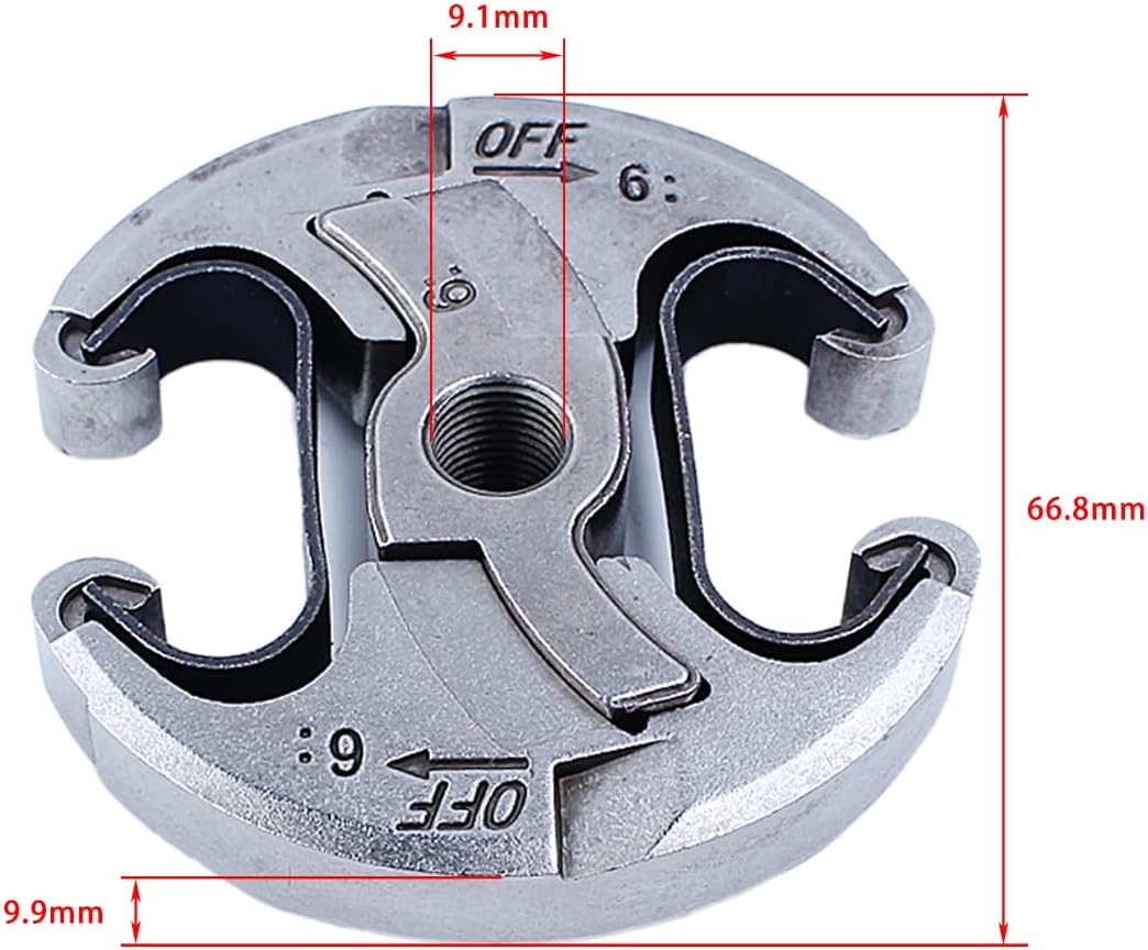 .325" 7T Clutch Sprocket Drum Needle Bearing For Husqvarna 340 345 350 445 450, .325" 7T Clutch Drum, Clutch, Oil Pump, Worm Gear, Needle Bearing