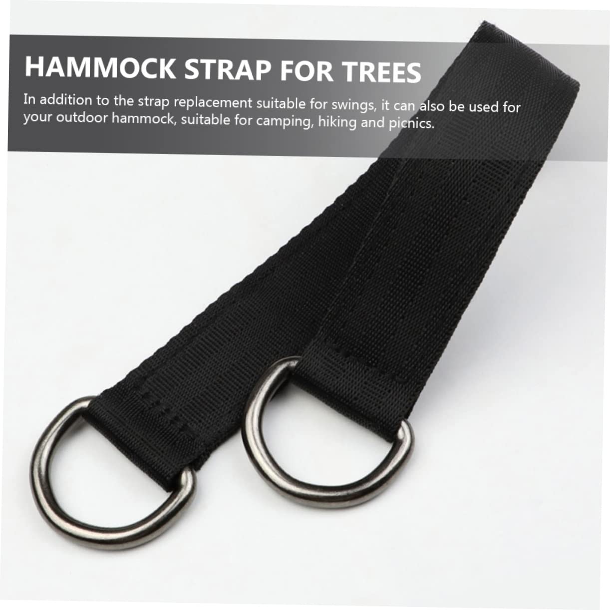 Lot de 6 sangles de balançoire robustes et durables pour hamac de camping et pique-niques Connexion fiable pour cordes et balançoires Installation facile