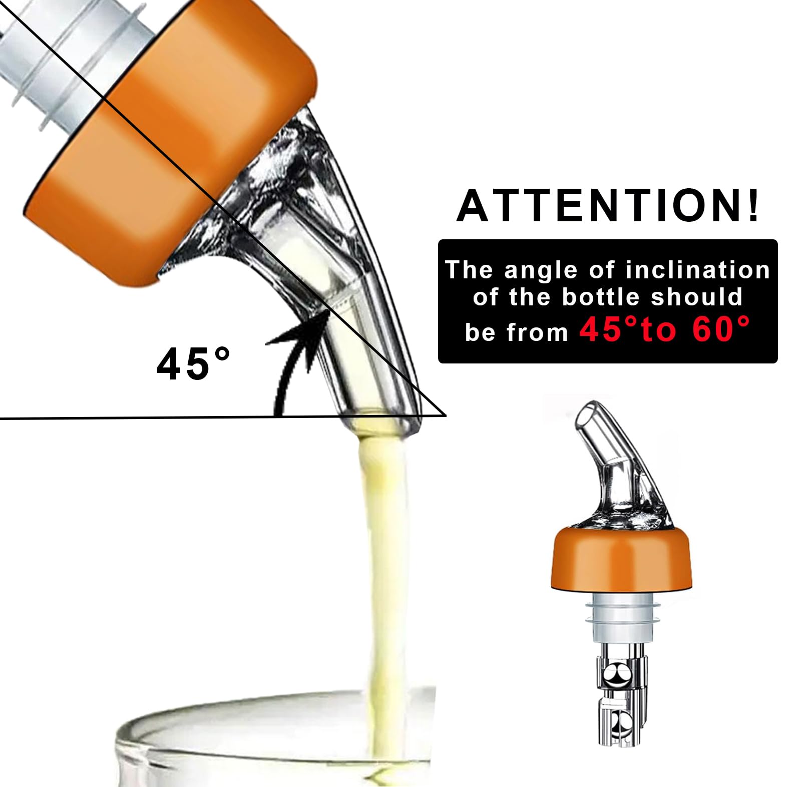Quick Shot, Dosatore Da 30 Ml, Dispenser Per Bottiglie Da Bar Con - Foto 11