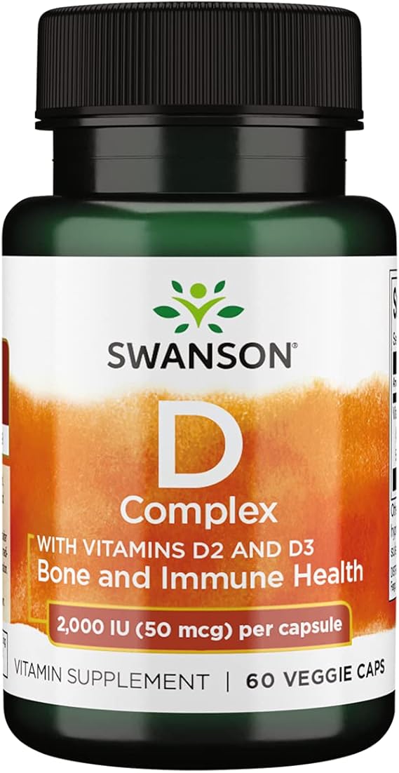 Swanson Vitamin D Complex with Vitamins D2 & D3 Complete