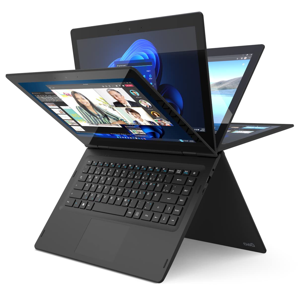 Geo GeoFlex 2-in-1 Touchscreen Laptop, 11.6 Inch, Intel Celeron N4020 Processor, 4GB RAM, 64GB SSD, Windows 11 Home S With 1 Year Pre Installed Office 365 Personal - The Gadget Clinic - Foto 5