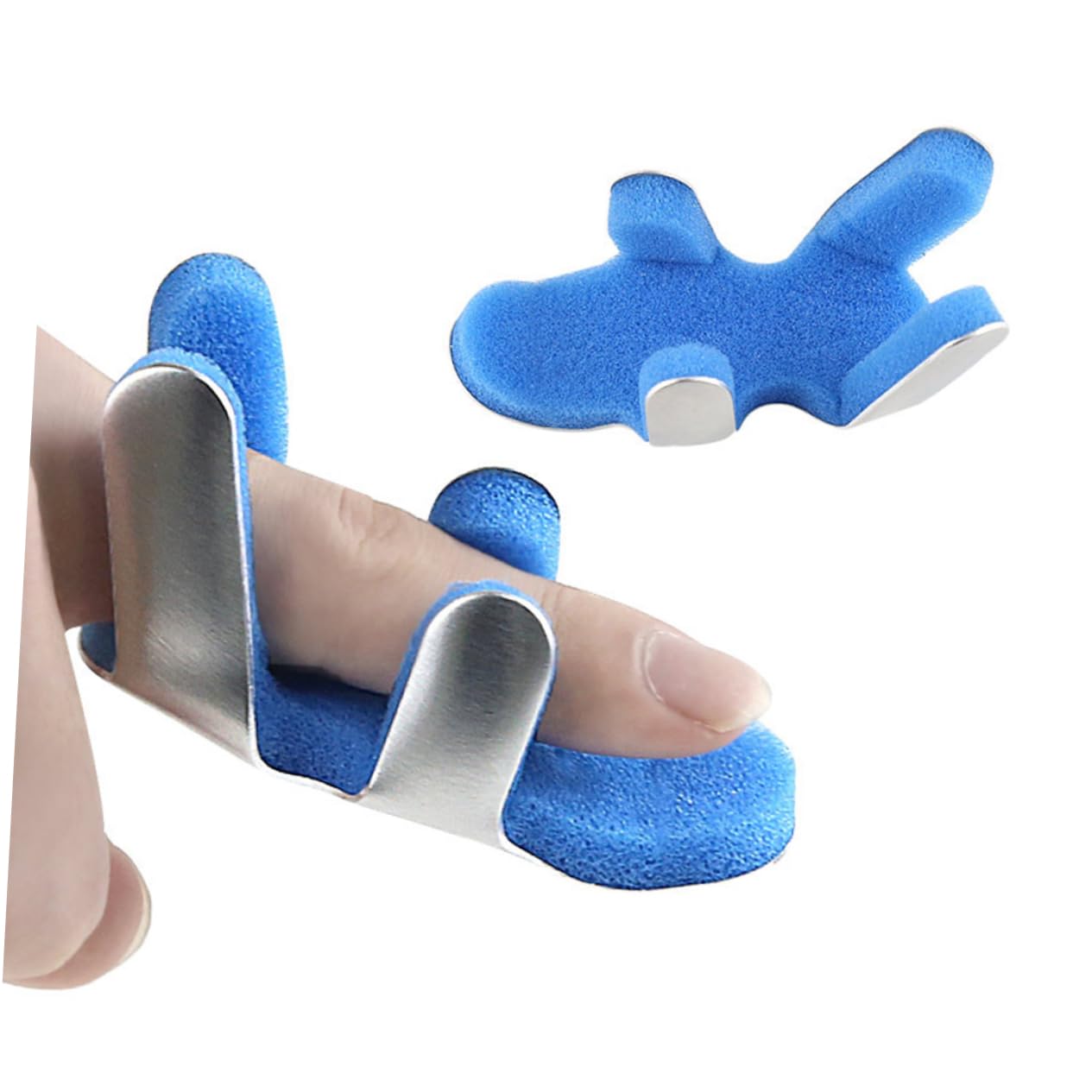 LIOOBO 1Pc Flexible Aluminum Alloy Finger Splint Sleeve Breathable Protector for Finger Support Cushioned Support Brace to Reduce and Discomfort for Injury