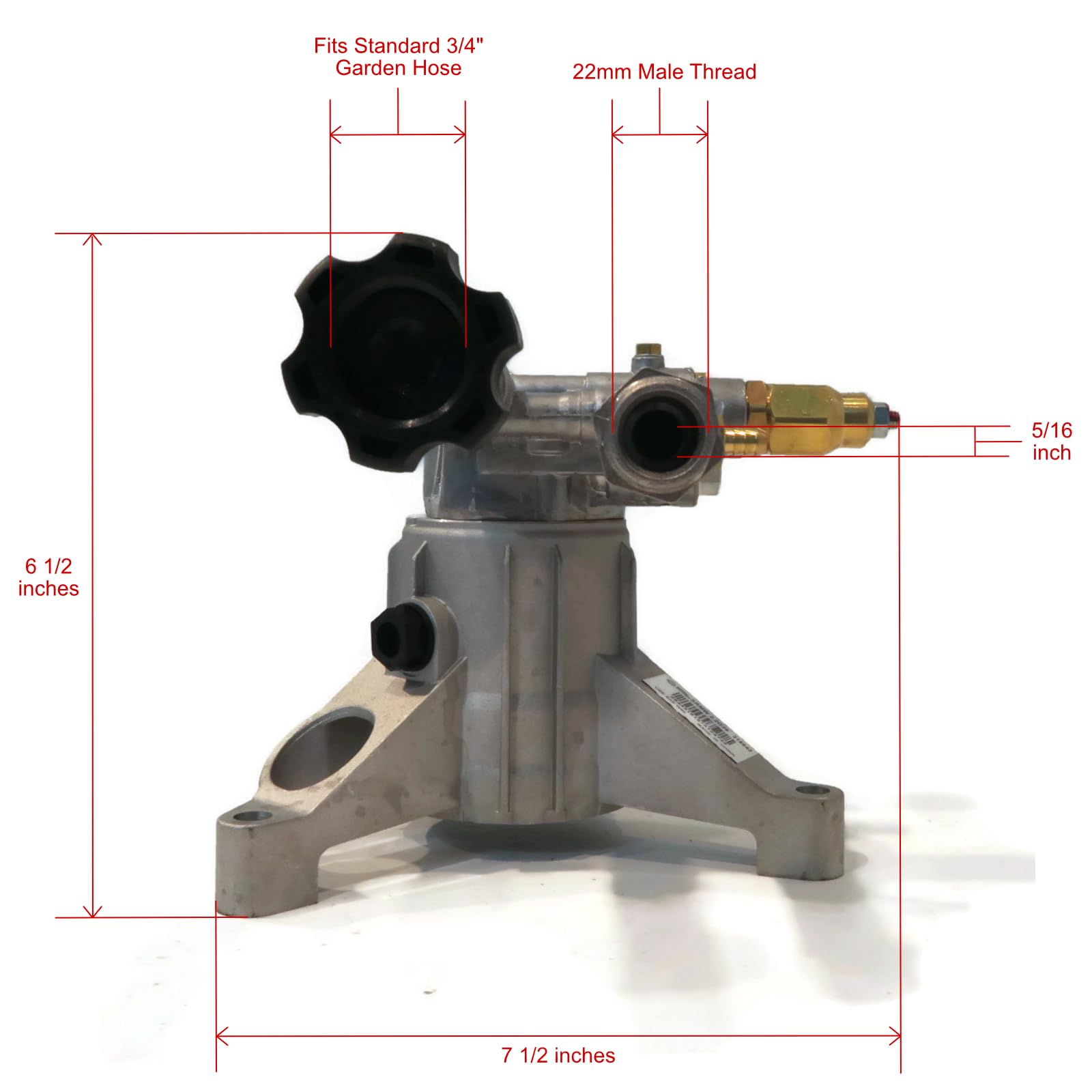 The ROP Shop OEM AR 2600 psi Power Pressure Washer Pump Sears Craftsman 580.752190 580752190