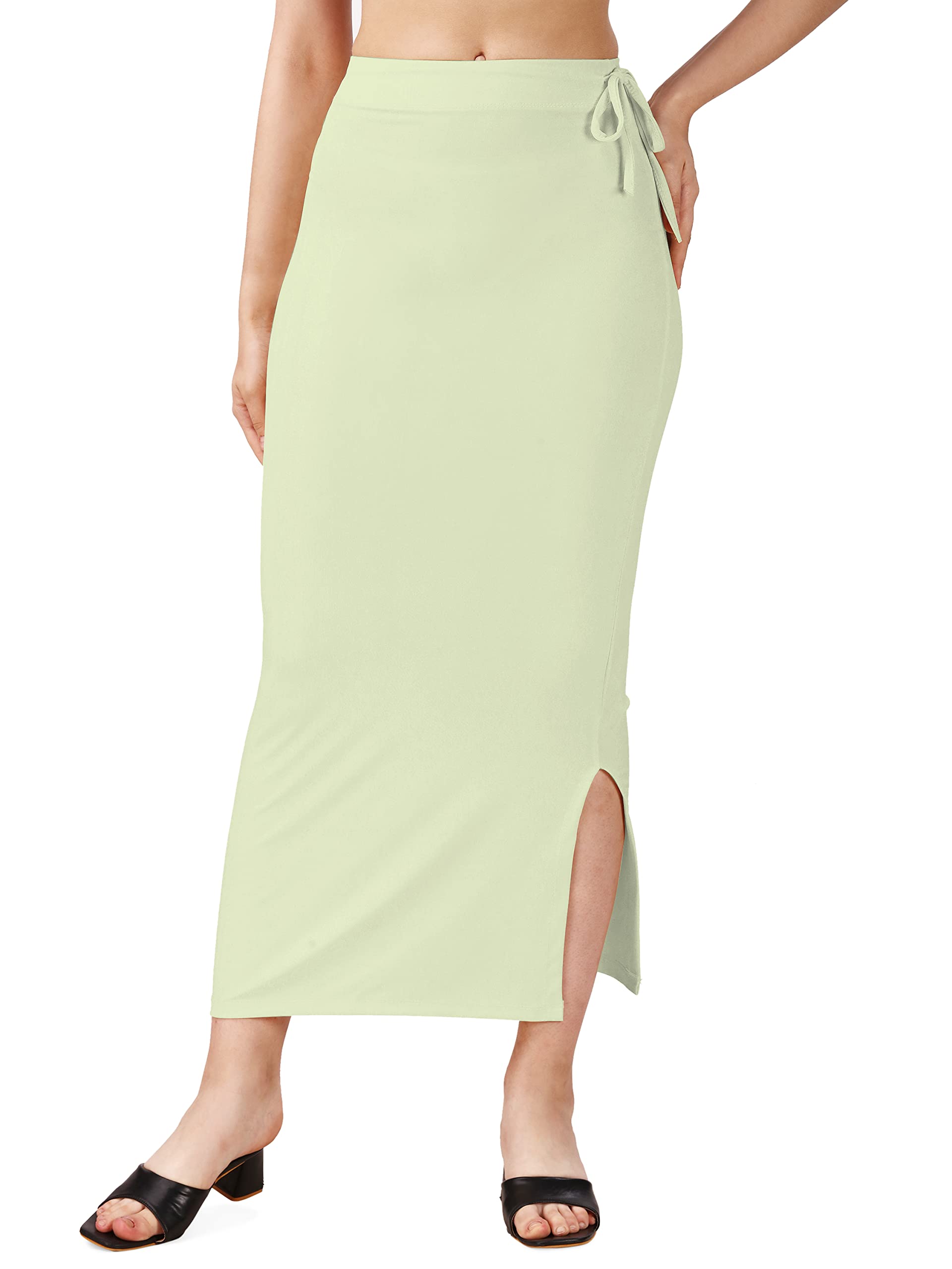 COCOFABLycra Saree Shapewear Petticoat for Women, Cotton Blended,Petticoat,Skirts for Women,Shape Wear Dress for Saree