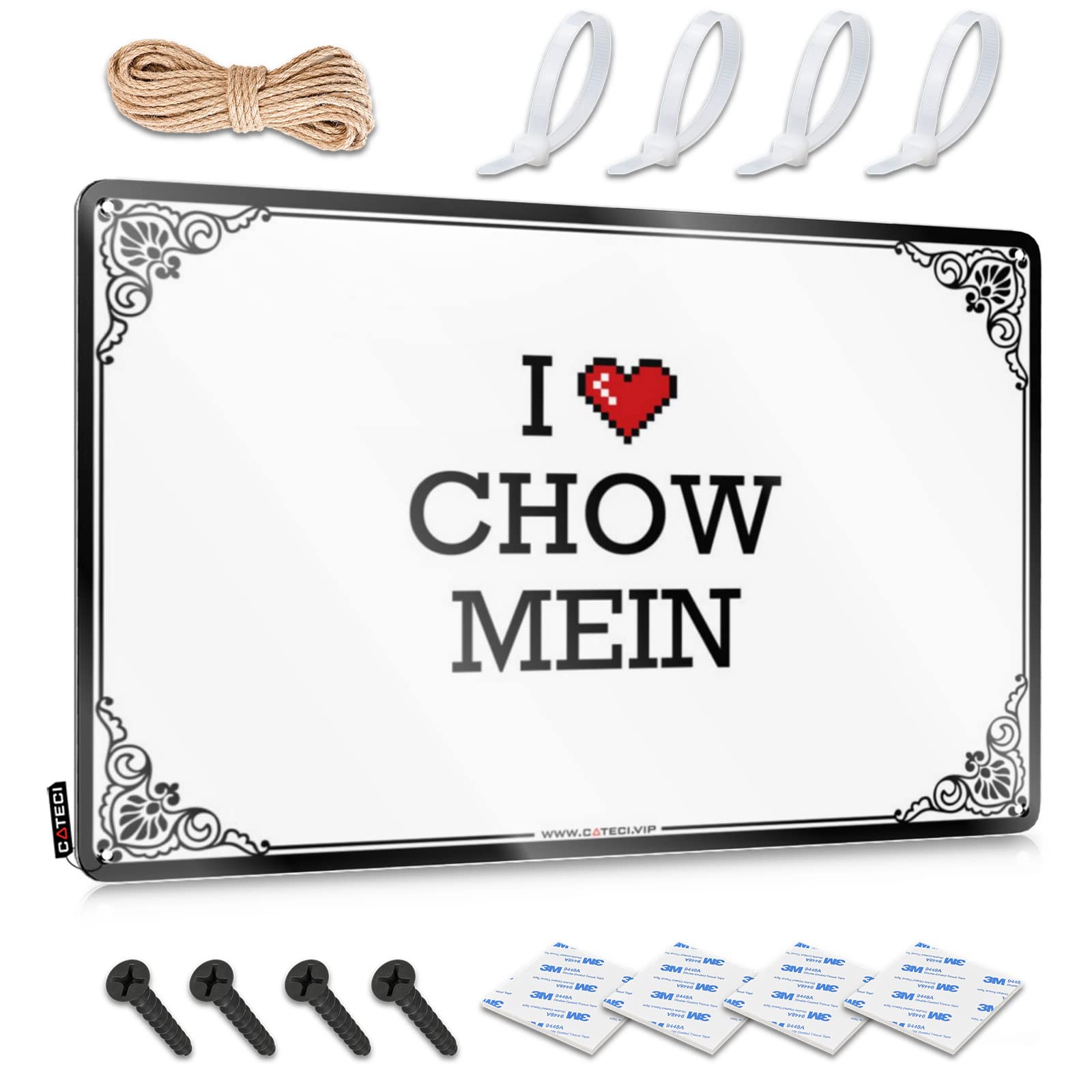 Fzfn Colour I Love Chow Mein Sweet Preppy - Stuff For Your Room Cool Wall Art Wall Art Decoration(30X40cm)