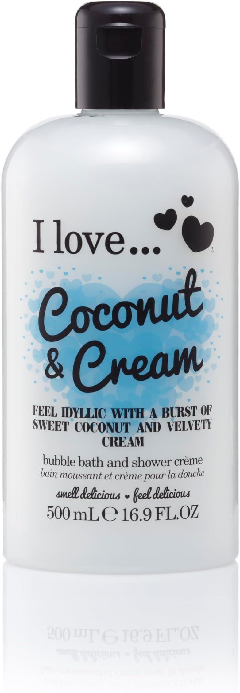i love love Love... Coconut & Cream Bubble Bath and Shower Cream 500 ml