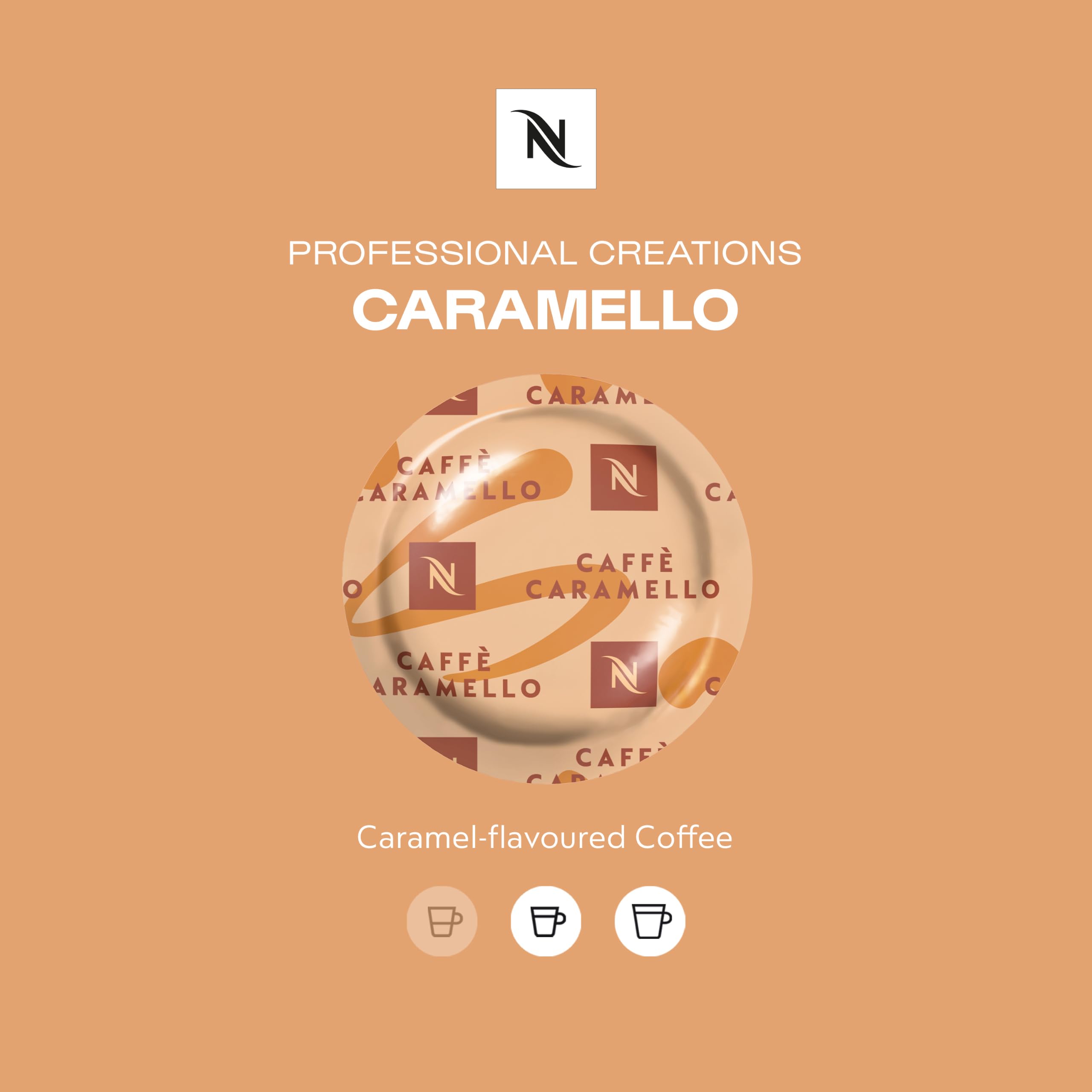 Nespresso Pro Capsules Pods - 50x ESPRESSO CARAMEL - oryginalne - do maszyn komercyjnych
