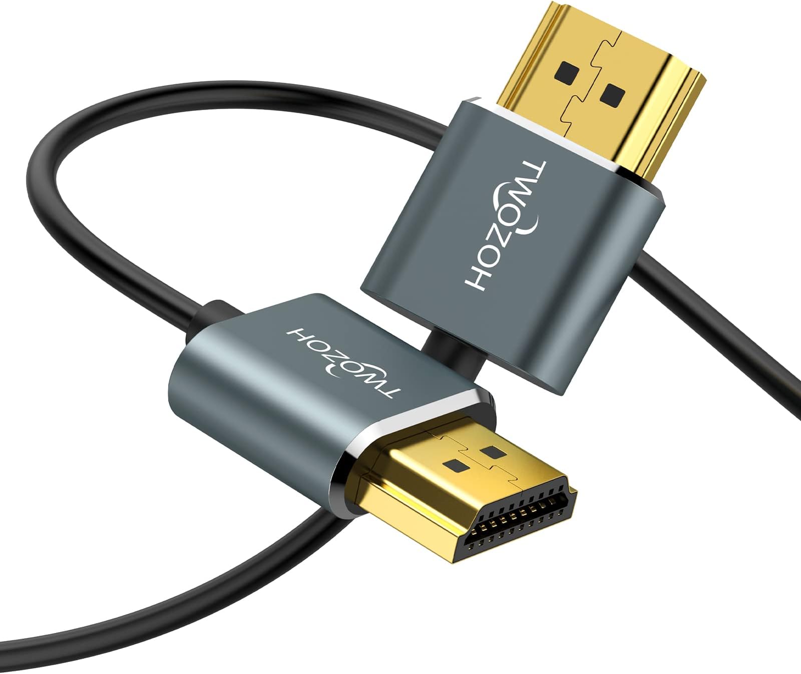 Ultra-Thin Long HDMI to HDMI Cable 15FT, Hyper Slim HDMI 2.0 Cable, Extreme Flexible HDMI Cord Support 3D/4K@60Hz, 2160P, 1080P