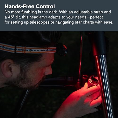 Miniatura 4 de Celestron Faro de visión nocturna - Múltiples modos de luz - Incluye ajuste SOS - Ideal para astronomía y camping - 100 horas de uso - ángulo