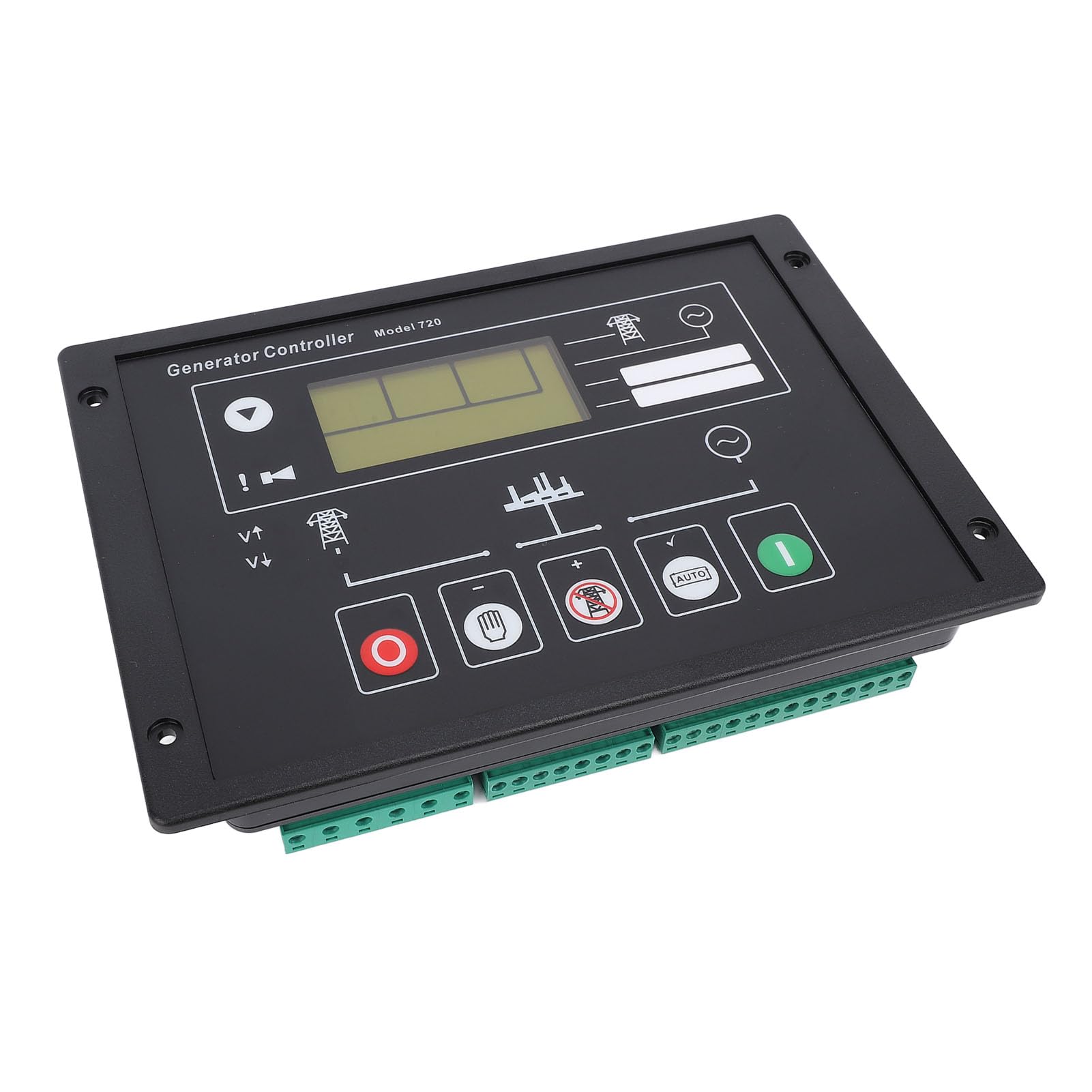 Panel de control de arranque automático del generador Módulo controlador electrónico avanzado del generador Arranque de la unidad de respaldo automático controlado por