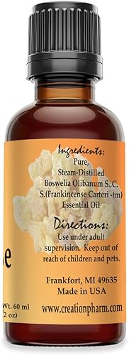 Miniatura 2 de Creation Pharm Aceite esencial de incienso de 2 onzas, grado terapéutico, 100% puro, aceite esencial de incienso, aromaterapia, para spa, difusor,