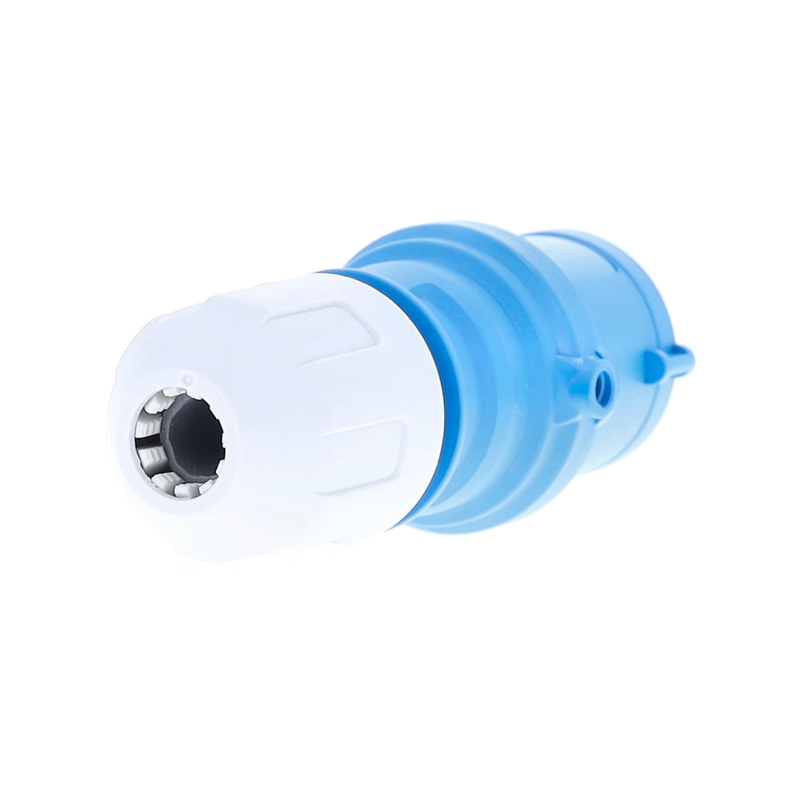 as - Schwabe CEE Spina caravan - 230 V / 16 A spina esterna con morsetti a vite - spina adatta per caravan e camper - ideale per uso esterno - IP44 - Made in Germany - Blu I 60470