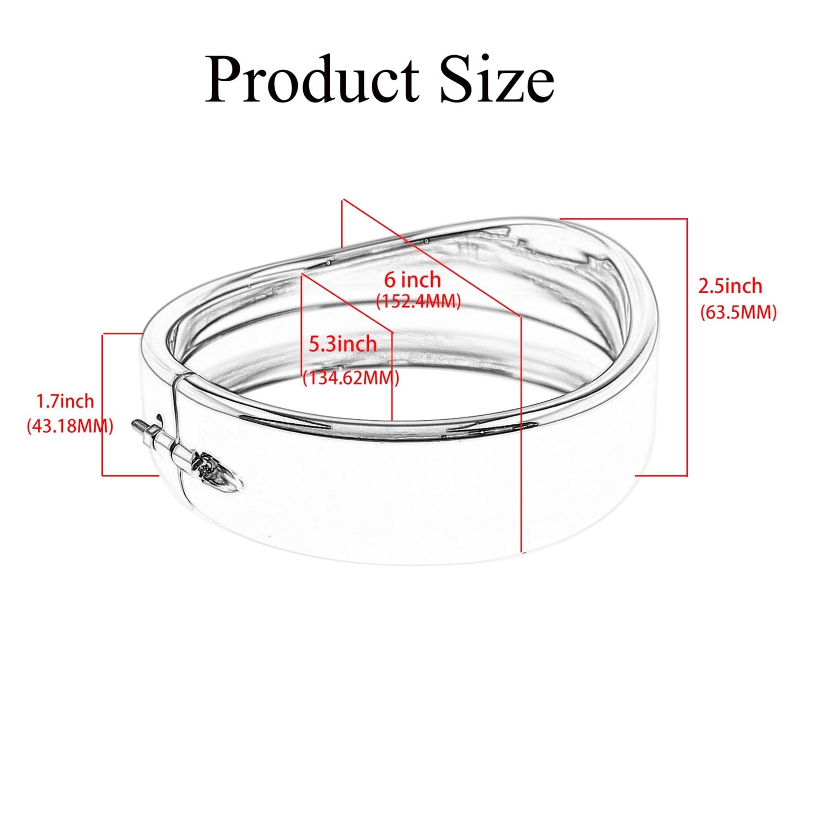 Scheinwerferschutz 5,75 Zoll Visier Scheinwerfer Zierring 5 3/4" Scheinwerfer Dekorativer Ring Für Für Sportster XL 883 1200 Forty Eight Dyna Softail