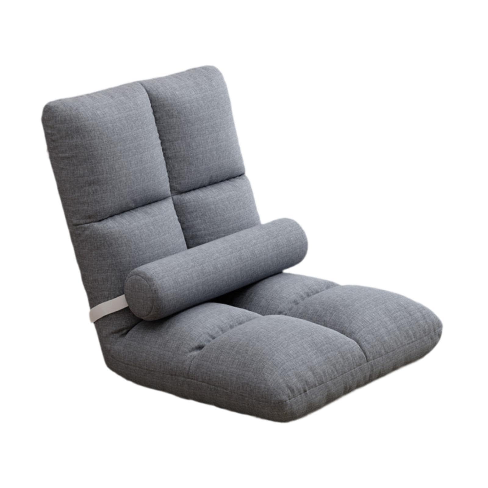 Fauteuil de sol inclinable avec dossier pliable pour coin lecture et studio