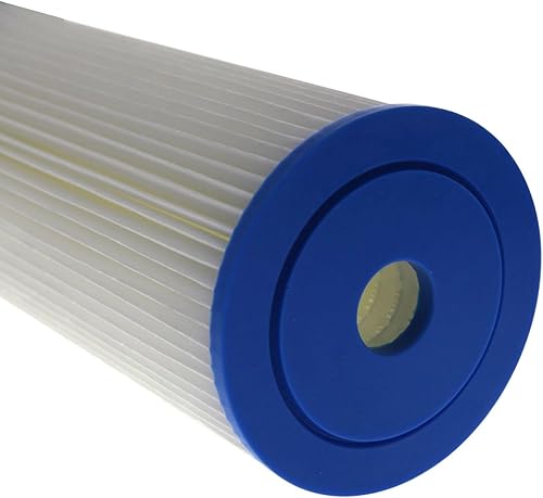 Miniatura 3 de Tier1 Paquete de 4 cartuchos de repuesto de filtro de agua de sedimentos plisados de poliéster para toda la casa, compatible con Pentek R30-20BB,