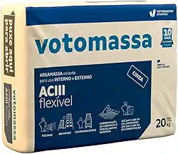 Argamassa Votomassa (aciii) Flexível 20kg Cinza