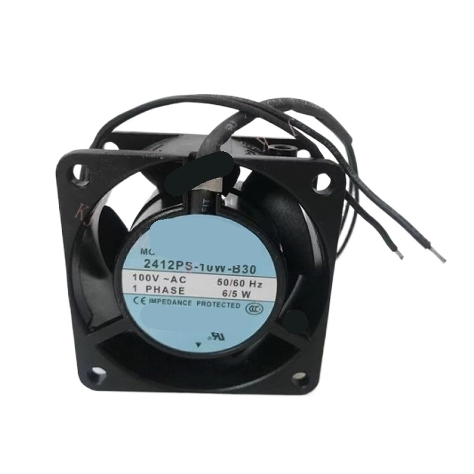 Ventilateur AC 6030 2412PS-10W-B30 AC100V 6W cadre en aluminium pour refroidissement de boîtier