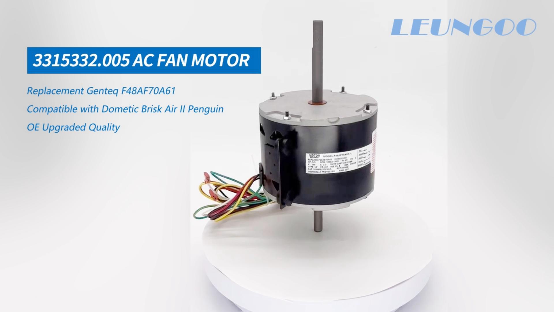 【ジャンク品】panasonic B-OSD3 ZWK702BOA3033 - OEM Upgraded 1/3 HP Condenser Fan Motor