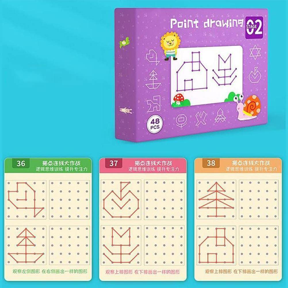 New Educational Toys - Children Tracing Learning Stroke Line Book - Logical Thinking Cards Book For Kids - Tracking Workbook For Preschool Learning - Best Gift For Kids and Children - 3+ Years