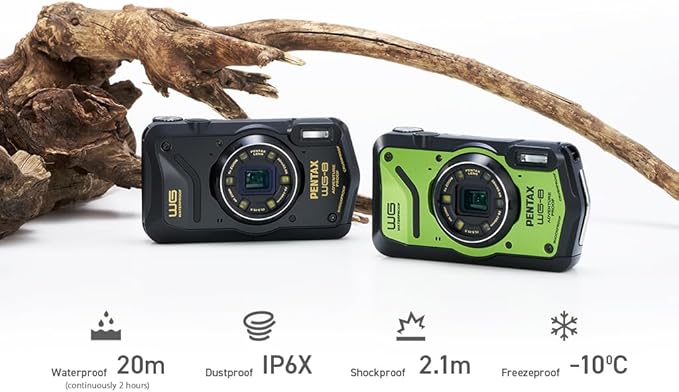 Pentax WG-8 Green Cámara Deportiva Sumergible 20m miniatura 4