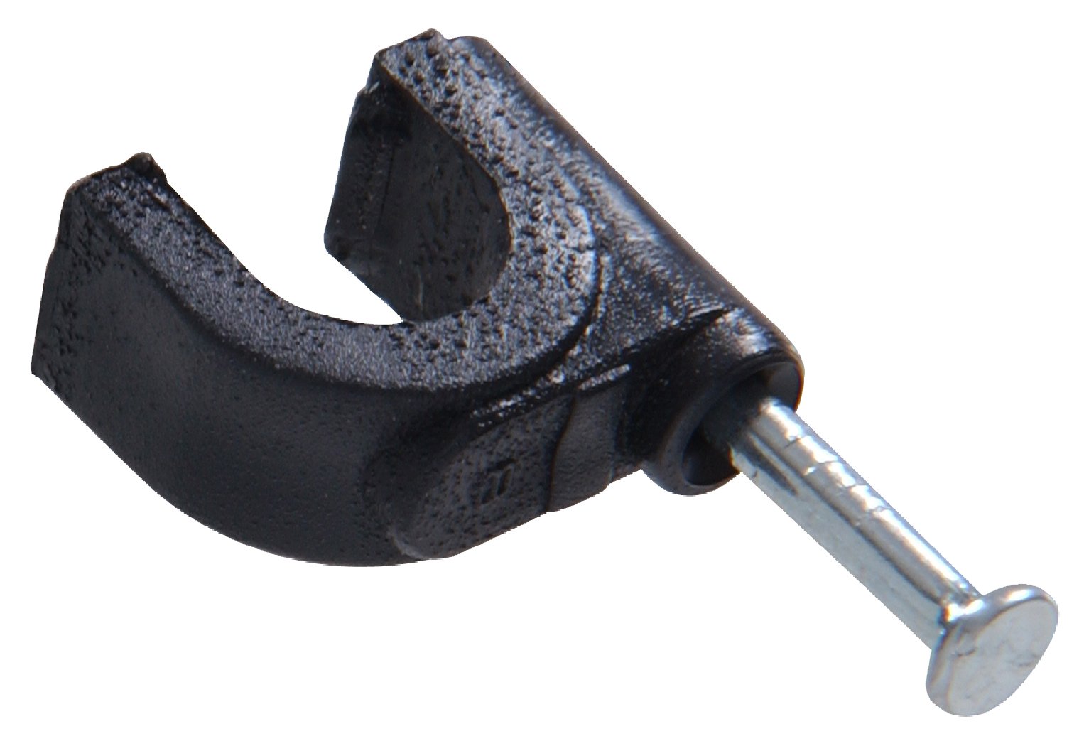 The Hillman Group 55005 5 mm Nylon-Kabelclips mit Nagel, 50 Stück